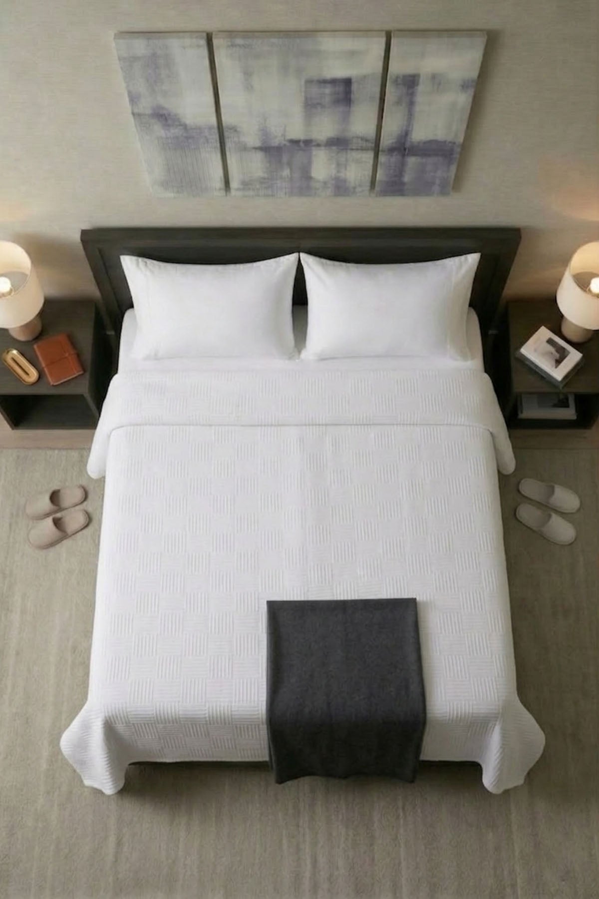 Çift Kişilik Küçük Dama Pike - ( 10 Adet ) Lüks Otel ve Ev Tekstili