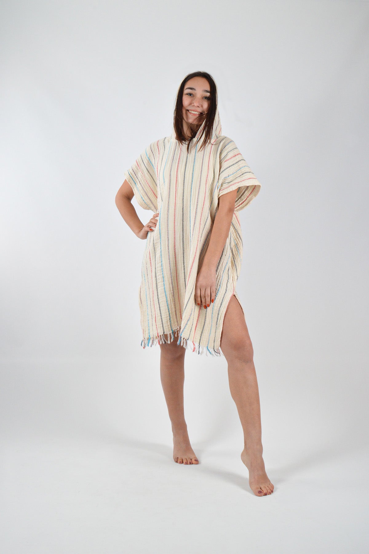 Müslin Soft Çizgili Panço