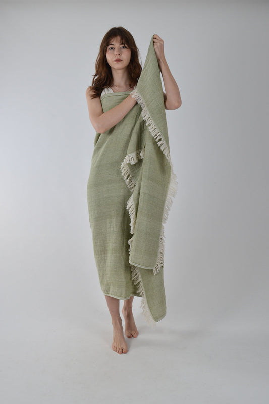 Yeşil Müslin Peştemal