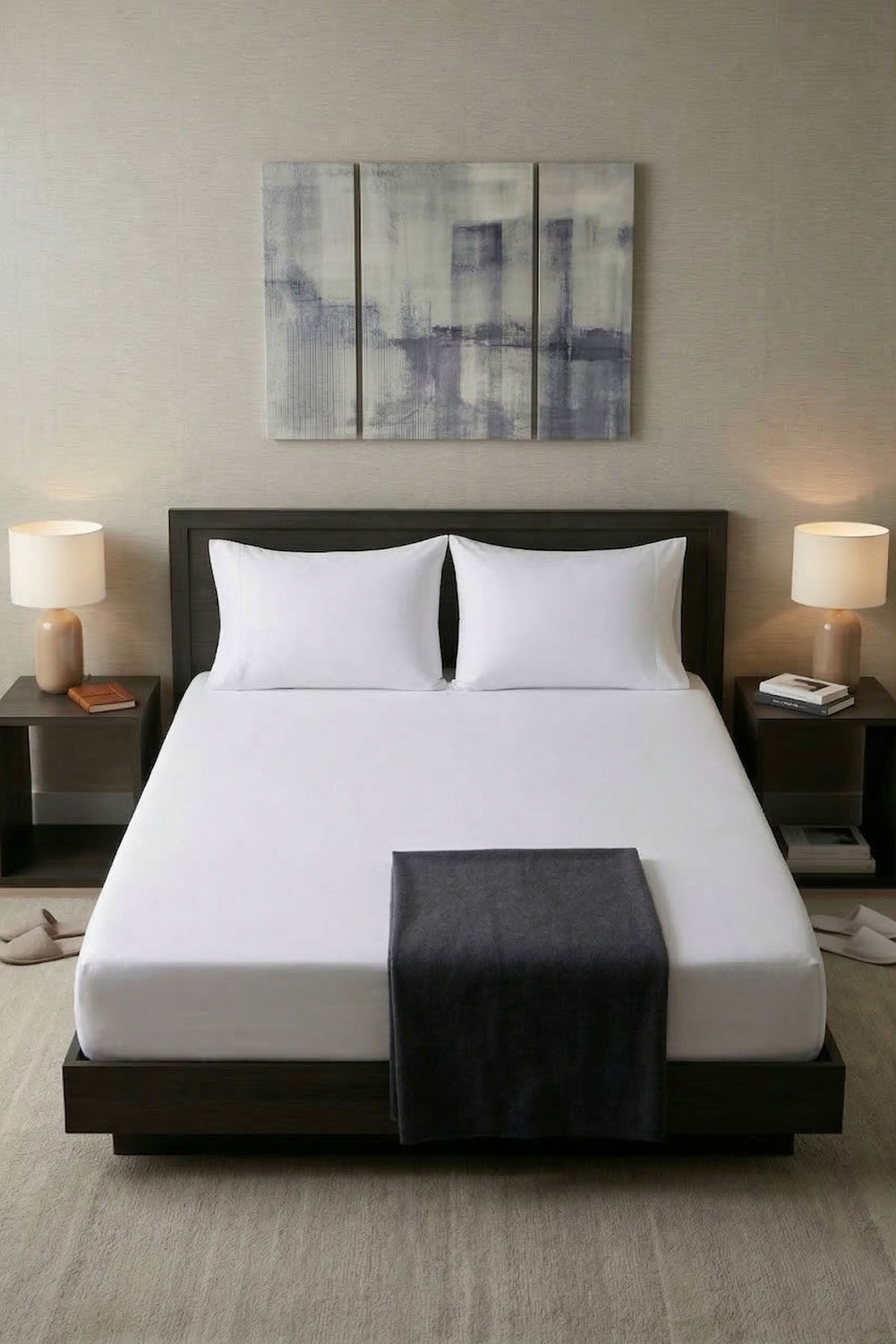 Çift Kişilik Düz Çarşaf - 62 Tel ( 10 Adet ) Otel Konforunda Premium Yatak Çarşafı