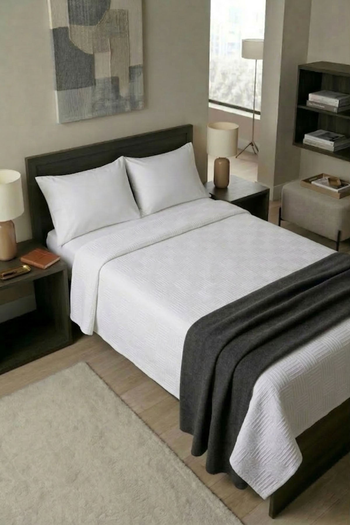 Çift Kişilik Küçük Dama Pike - ( 10 Adet ) Lüks Otel ve Ev Tekstili