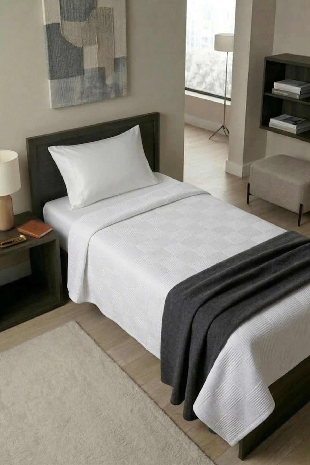 Tek Kişilik Büyük Dama Pike - ( 10 Adet )Lüks Otel ve Ev Tekstili