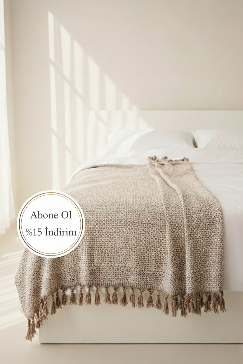 Müslin Fırfırlı Bej %15