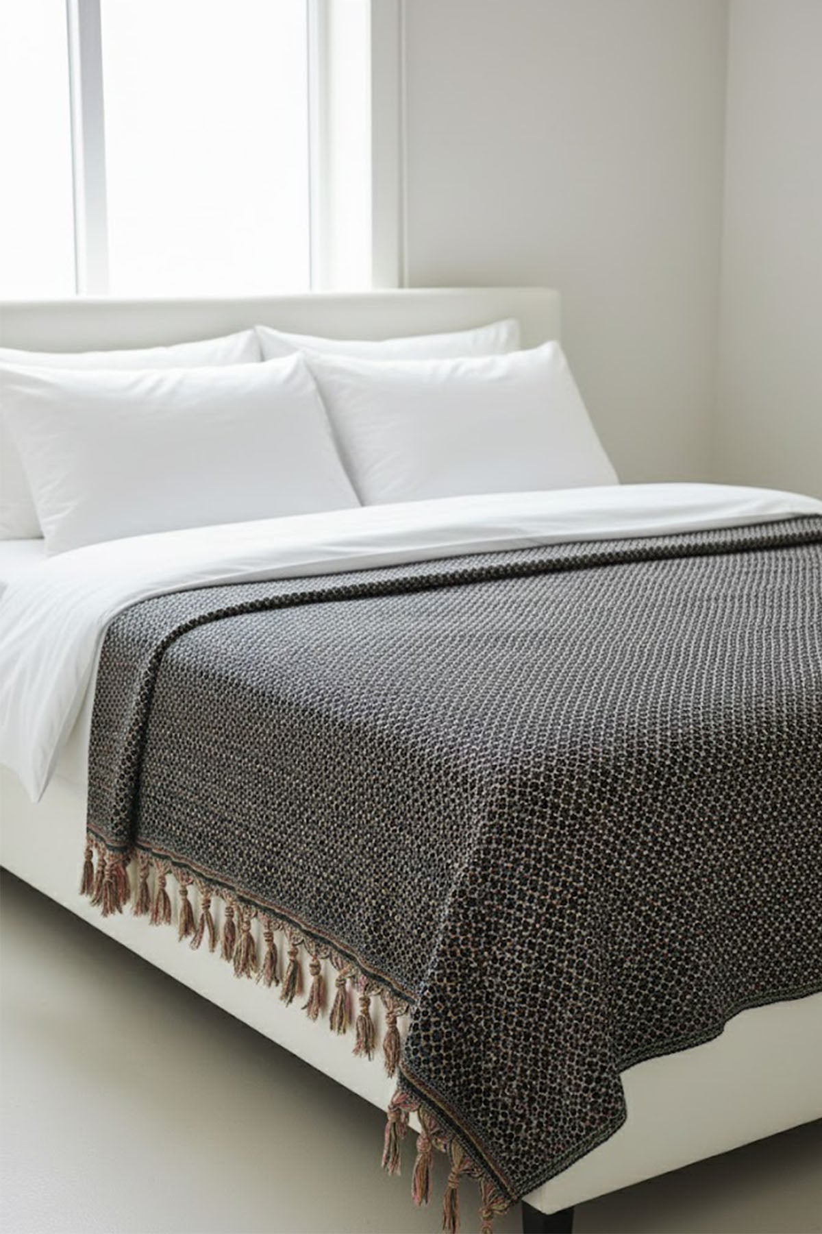 Otantik Pamuklu Çift Kişilik Pike/Yatak Örtüsü - Reina Textile